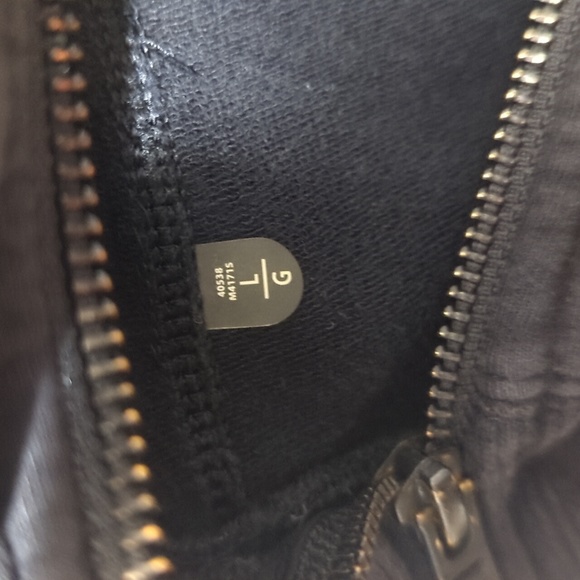 LULULEMON Men's Size Large Black Zip Up Hoodie - Picture 6 of 7